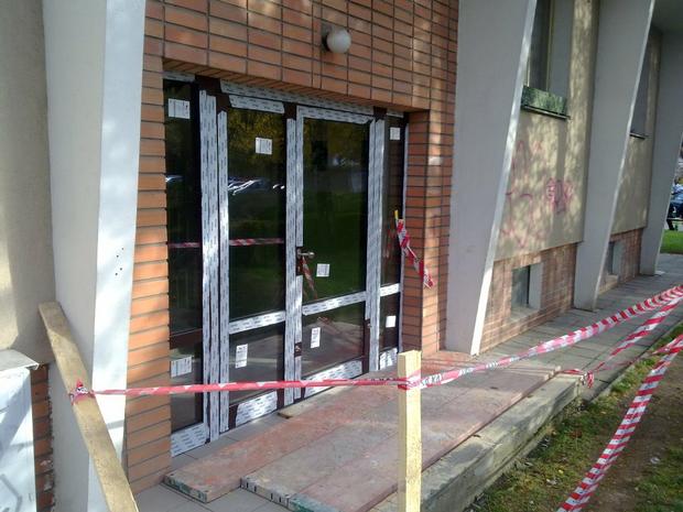 Rekonstrukce vstupů do panelových vchodů,Kosmonautů, Olomouc 3